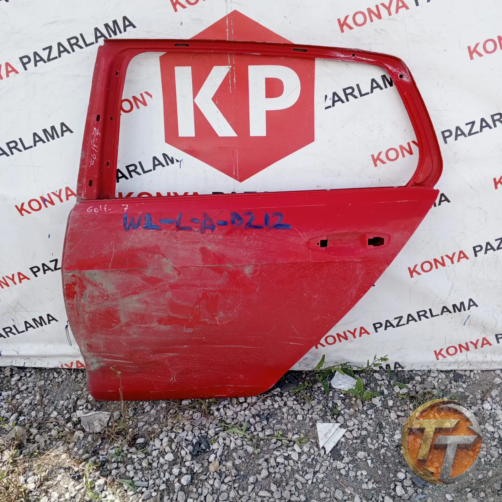 VOLKSWAGEN GOLF 7 SOL ARKA KAPI W2-L-A-0212