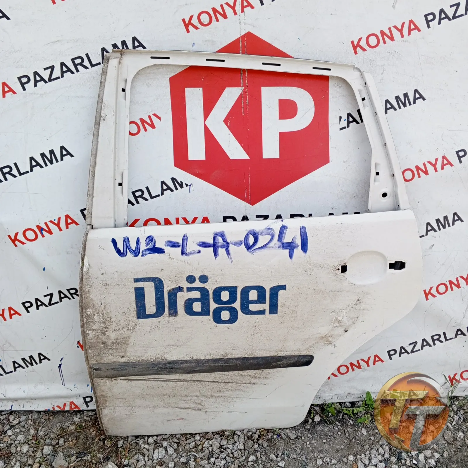 VOLKSWAGEN POLO SOL ARKA KAPI W2-L-A-0241