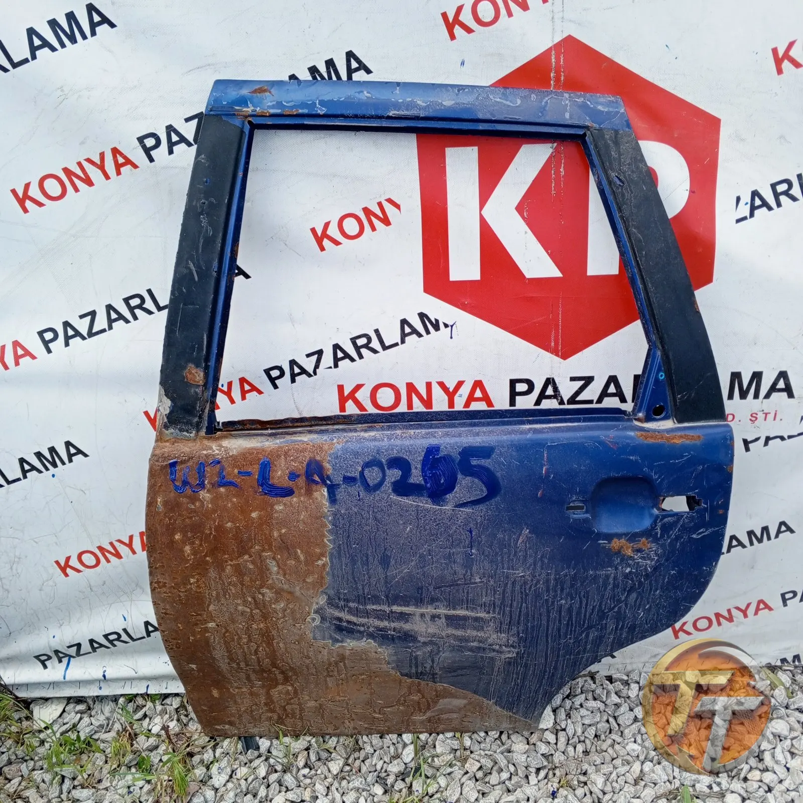VOLKSWAGEN POLO SOL ARKA KAPI W2-R-Ö-0265